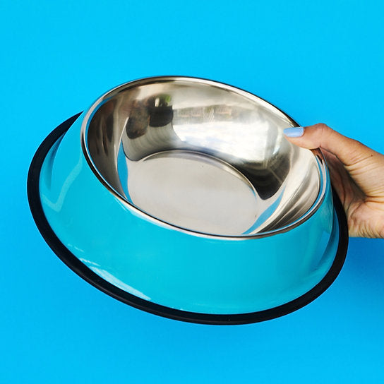 Painted Non-Slippery Bowl | Ocean Blue