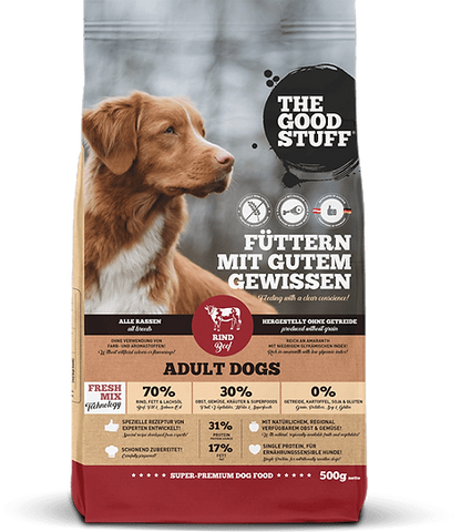 THE GOODSTUFF Dry Adult Dogs Food | Beef | 500 g.