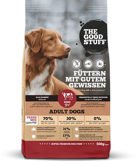 THE GOODSTUFF Dry Adult Dogs Food | Beef | 500 g.