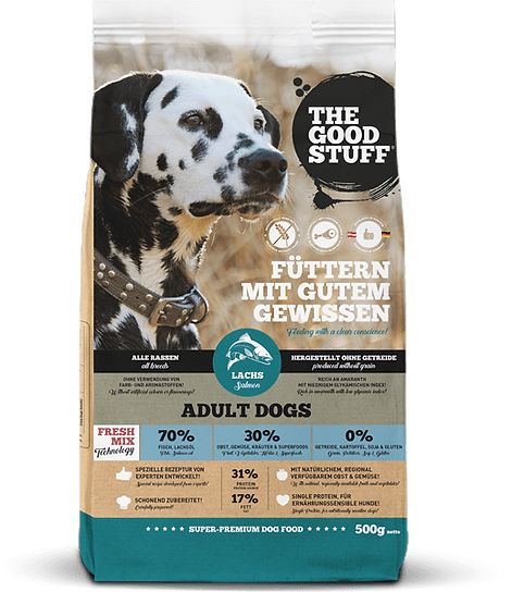 THE GOODSTUFF Dry Adult Dogs Food | Salmon | 500 g