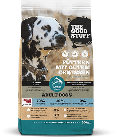 THE GOODSTUFF Dry Adult Dogs Food | Salmon | 500 g